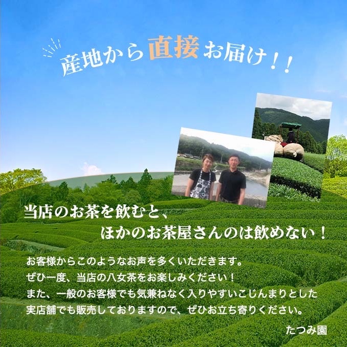 新茶】7月上旬リピーター様続出してます𓂃◌𓈒𓐍八女茶お得用1袋300g
