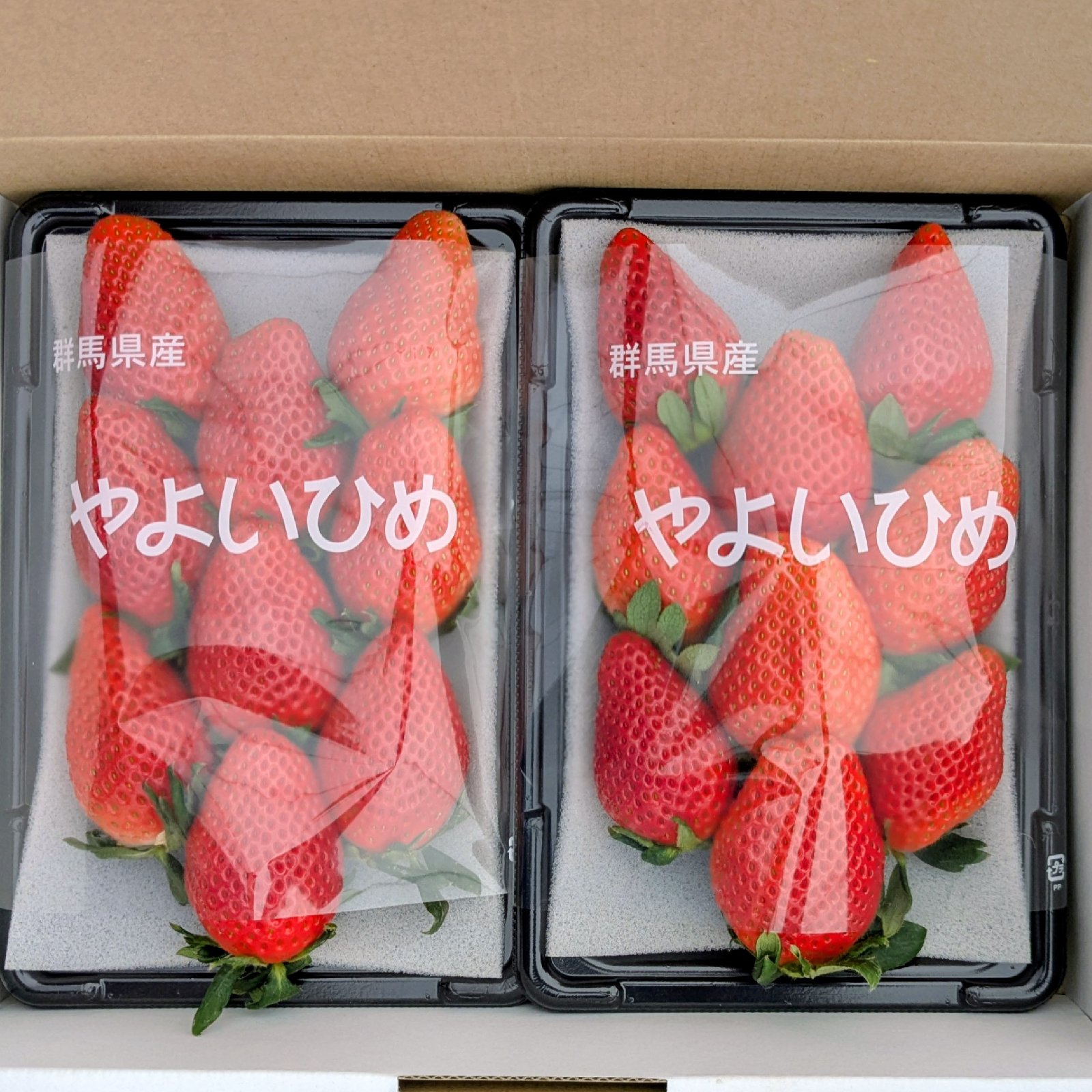 サイズおまかせでお得！】やよいひめ 2パック ｜ 果物/いちご 産直