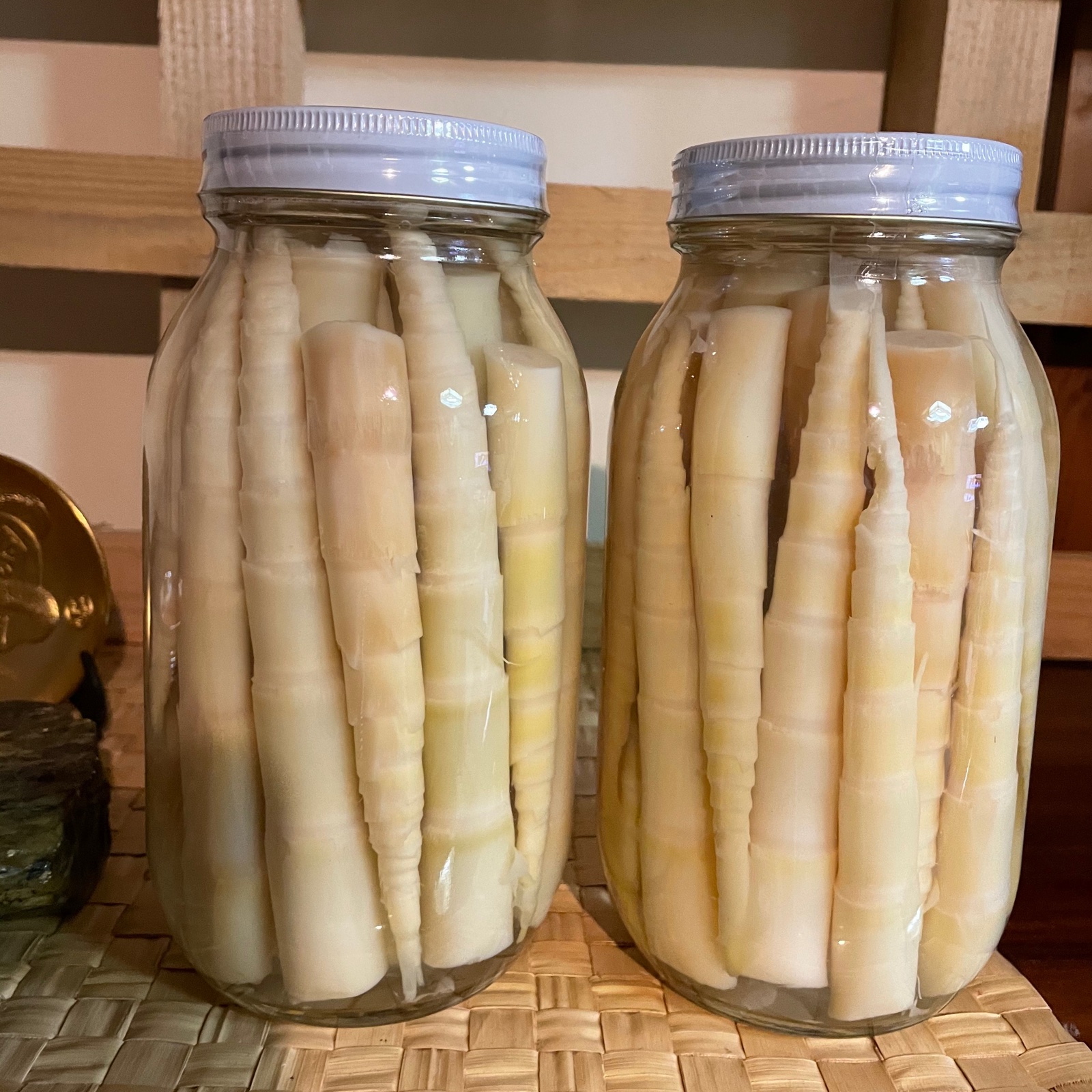ネマガリタケ水煮 900ml瓶 500g 速報❗️訳あり超お買い得 極上極太ネマガリダケの水煮瓶詰め 2本
