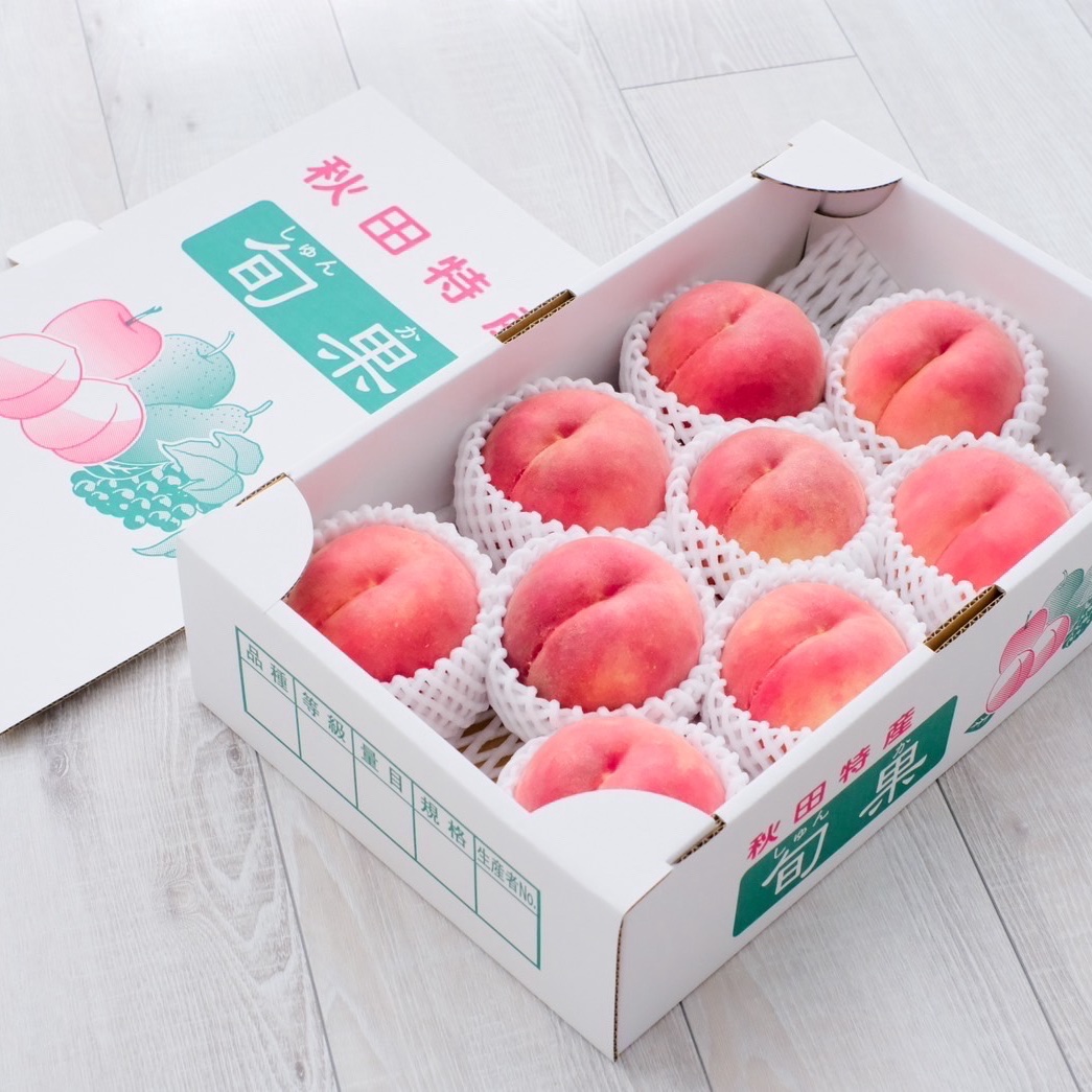 9月の硬い桃[さくら白桃] ｜ 果物/もも 産直アウル 農家・漁師など生産
