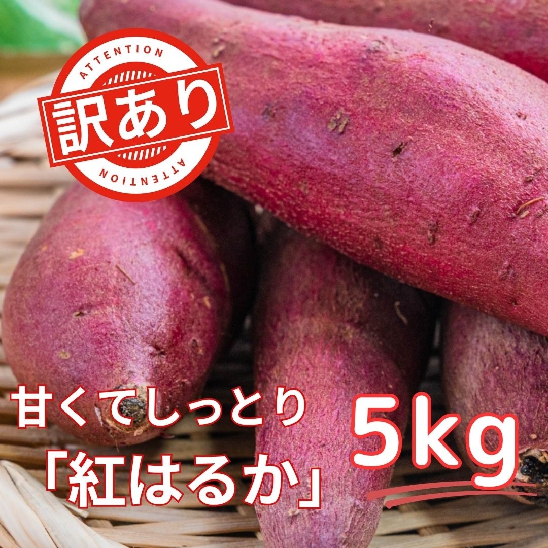 お得な訳あり！さつまいも5kg 熟成紅はるか（土付き） ｜ 野菜