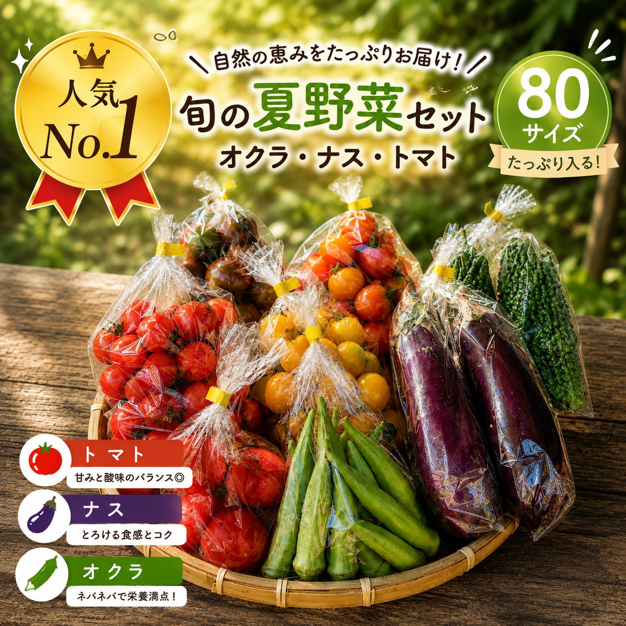 天喜｜土からのご褒…の最新投稿「🥇人気No.1！旬の夏野菜セット