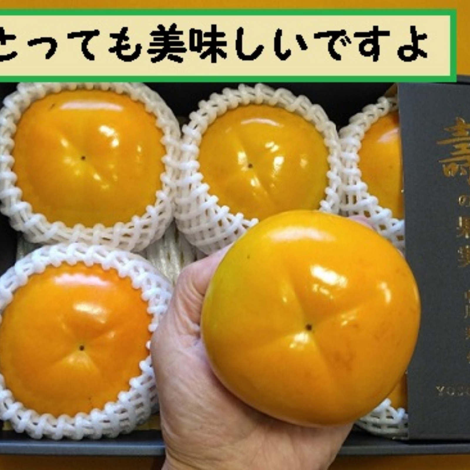 発送予定日10月15日頃～ 『太秋柿』3L6個・化粧箱入 ｜ 果物/柿