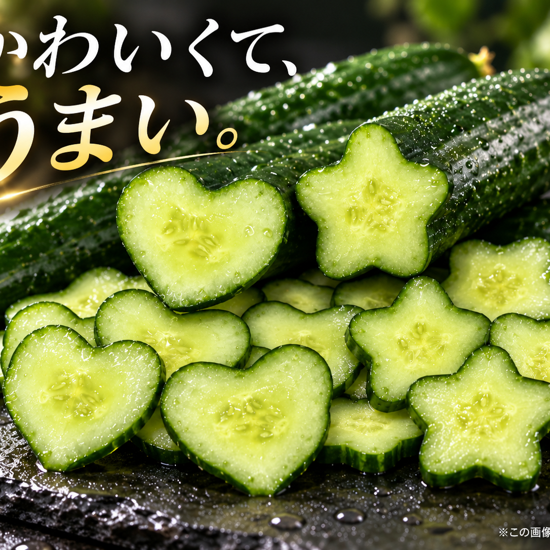 深谷プレミアムきゅうり2kg＋キラメ＆トキメ お試しセット ｜ 野菜