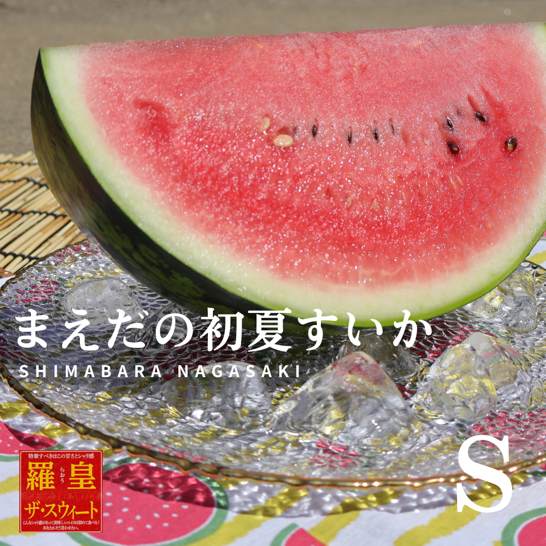 旬祭限定】初夏のごちそう「羅皇ザスウィート」7～8kg まえだのすいか