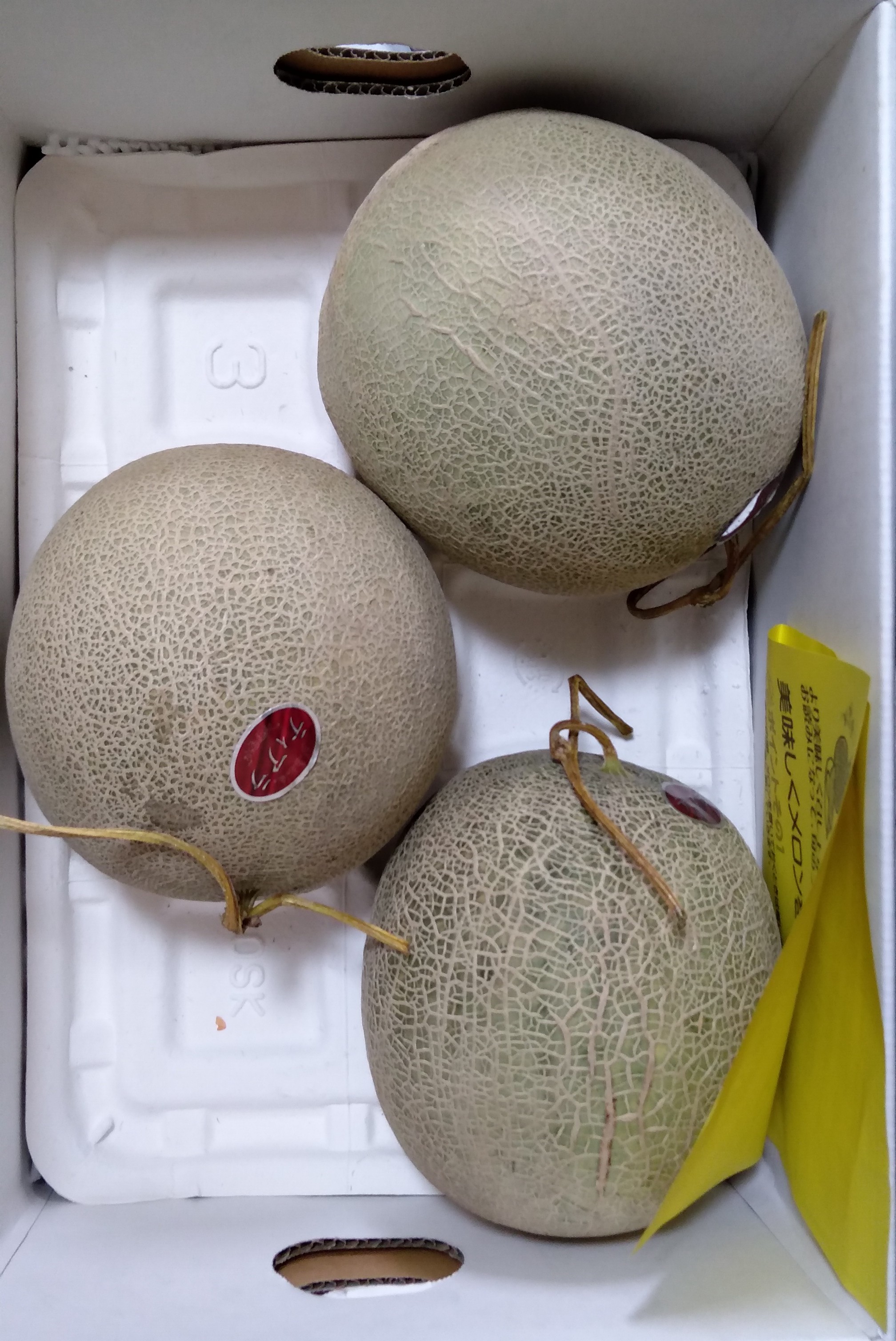 北海道赤肉メロン 超特大3玉入 1箱8kg以上富良野メロンなど他