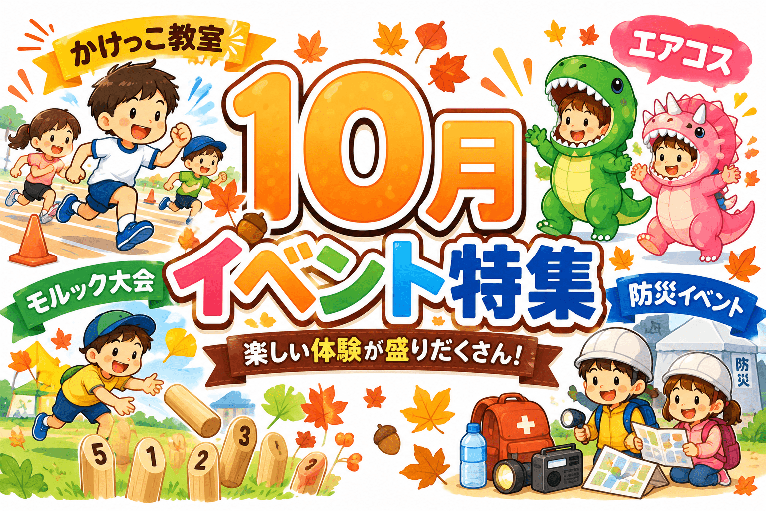 10月イベント特集｜スポーツの秋を楽しみつくそう！