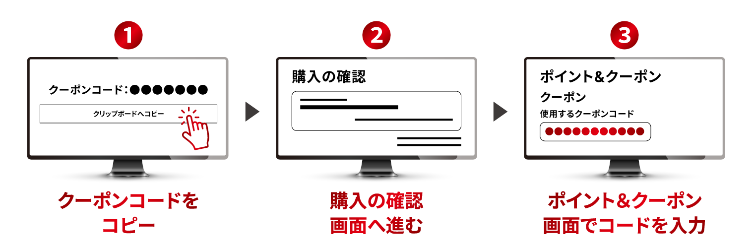 クーポンコードの使い方