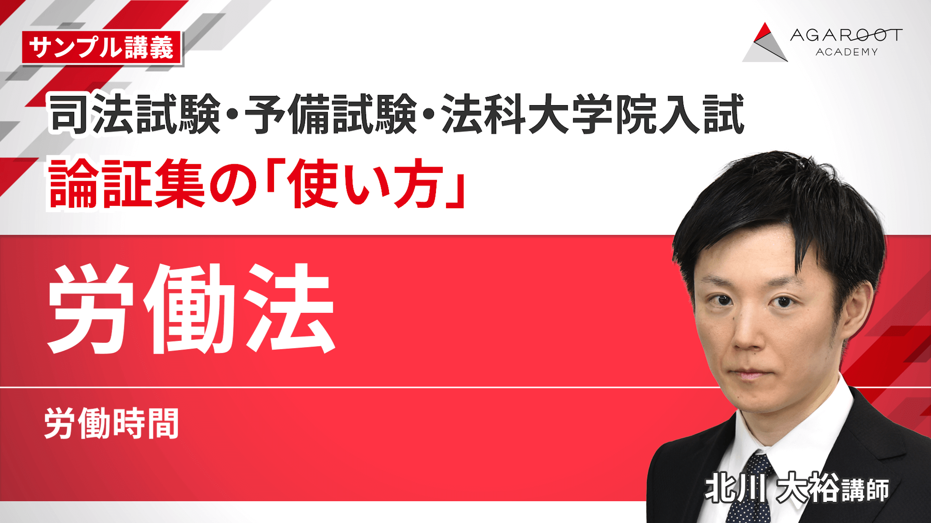 労働法 総合講義 過去問 論証集のフルセット アガルート 2026・2027年合格目標】司法試験・予備試験|労働法 論証集の