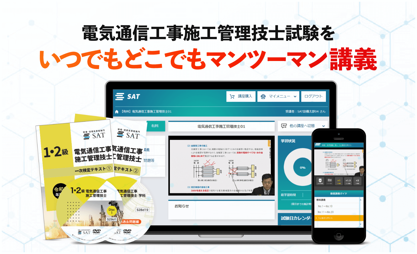 自慢のSAT教材の内容をぜひご確認ください。