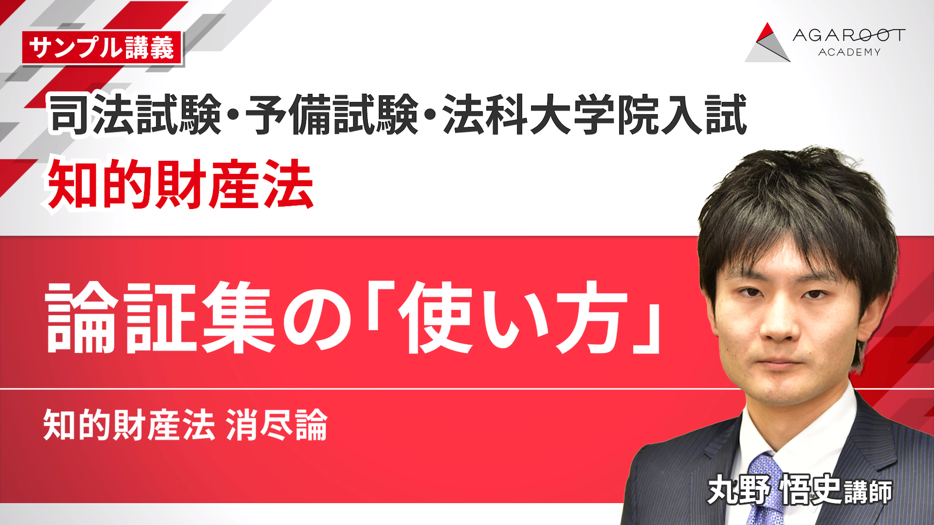2027・2028年合格目標】司法試験・予備試験｜知的財産法 論証集の