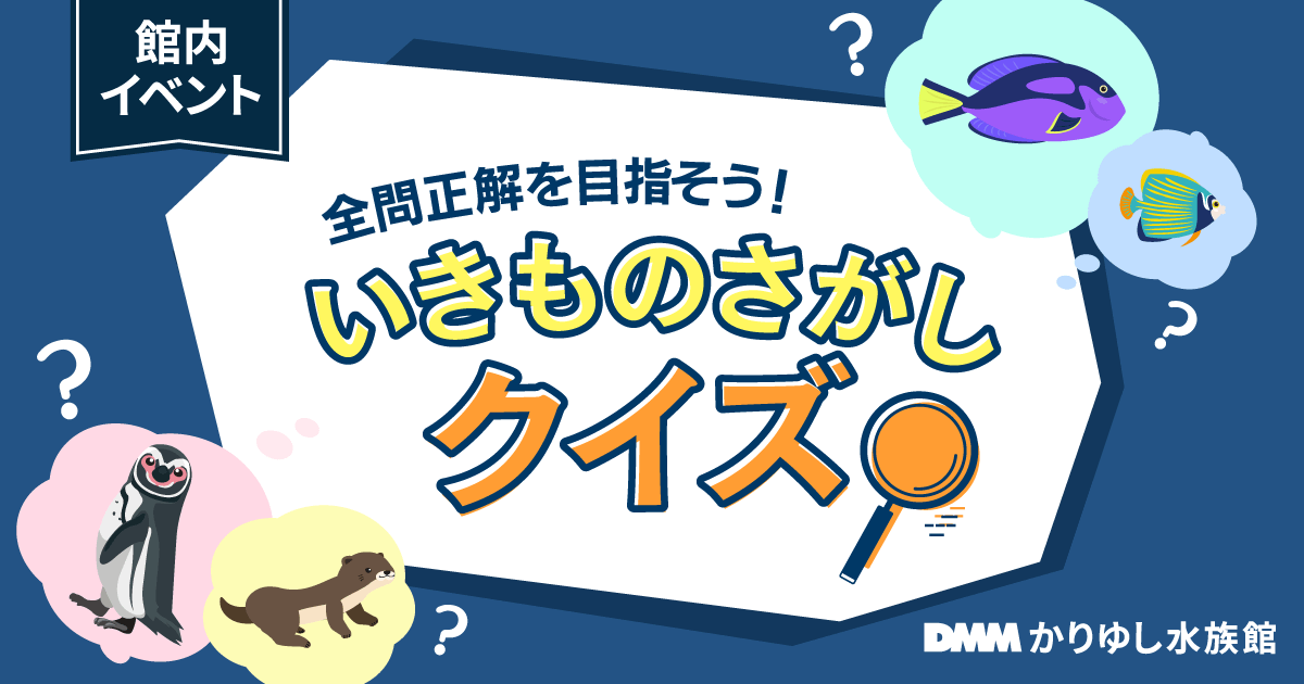 いきものさがしクイズ イベント Dmmかりゆし水族館