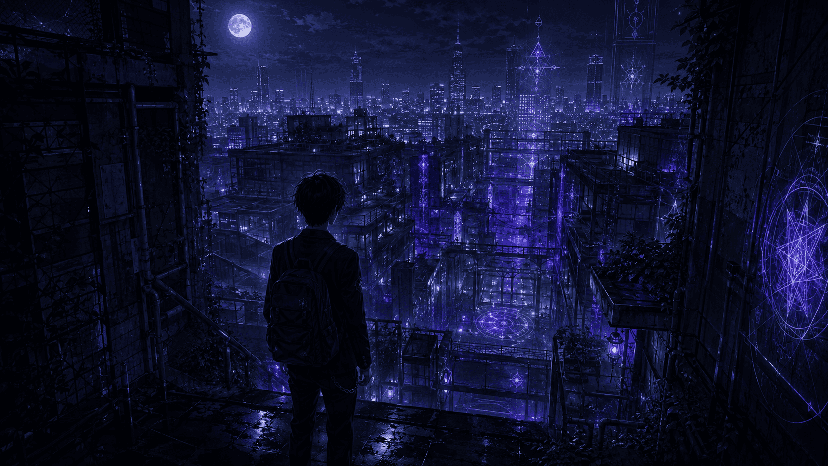 城市背面