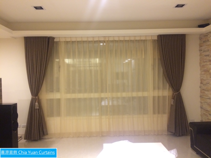 嘉源窗飾 - 窗簾安裝實例