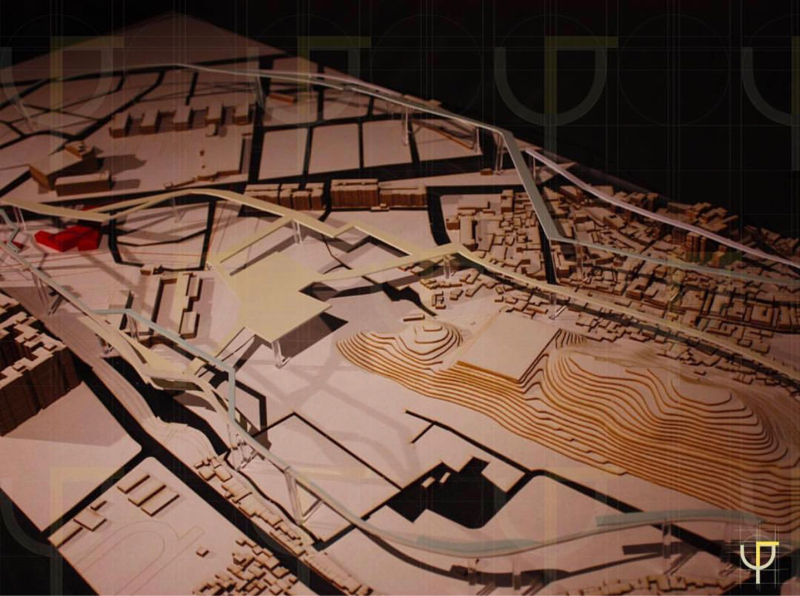 滯化設計 - 作品名稱 | 見城計畫
作品類型 | 基地模型
主要材料 | 牛奶紙板