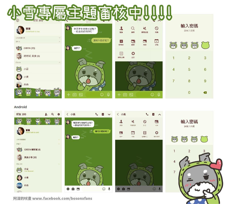 阿深的吠畫 - 雪納瑞（主題）