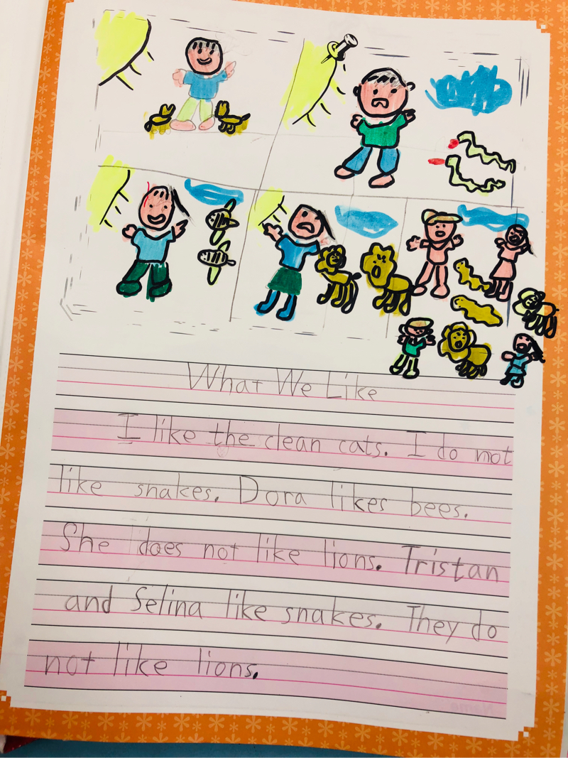 Selina英文家教（幼稚園大班-小六） - 課程內容 寫作