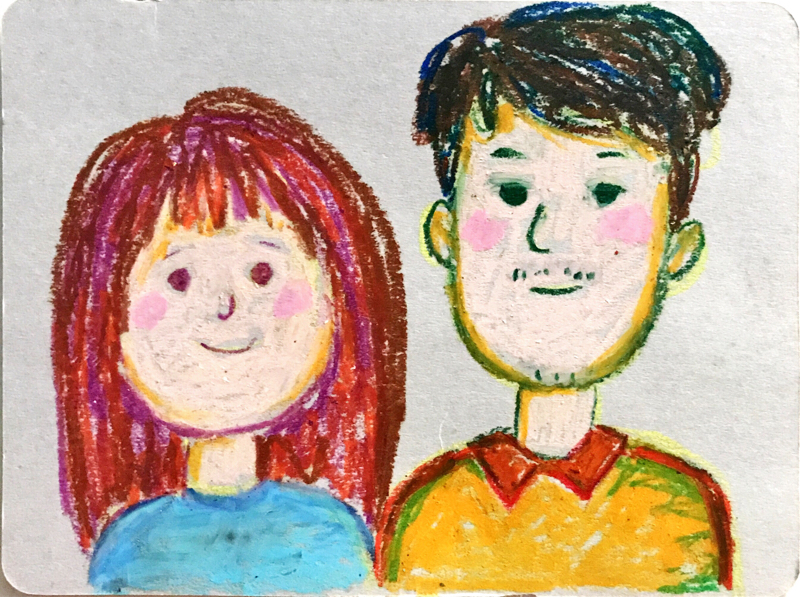 吳盈盈 - 手繪人像畫