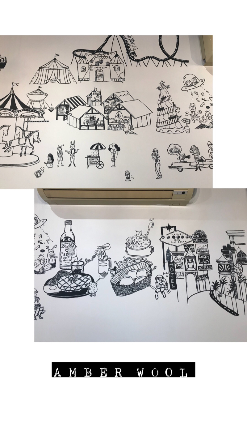 AMBER WOOL - 牆面設計-油漆彩繪