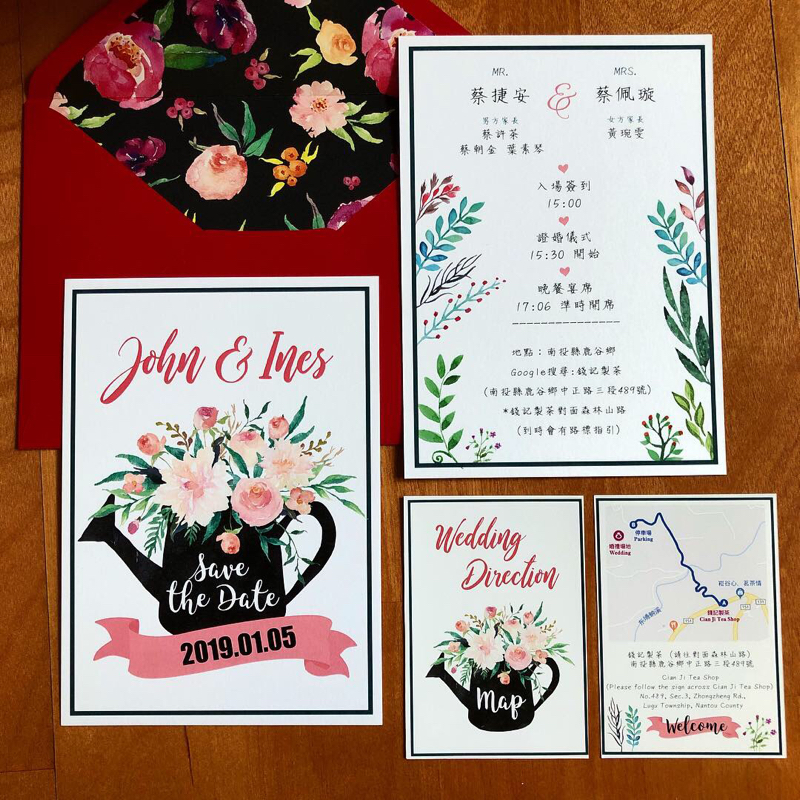 溫蒂小姐 - 喜帖設計