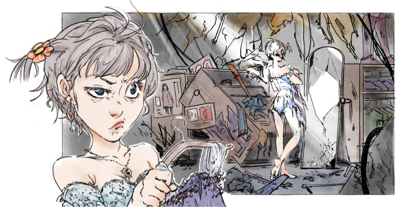 賴則宇 - 人景故事插畫