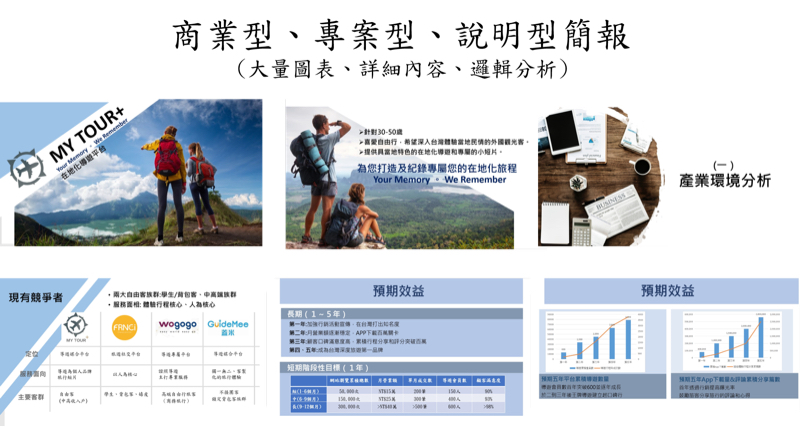 Ping 簡報 - 商業簡報
圖表資料 市場分析 資料搜集彙整