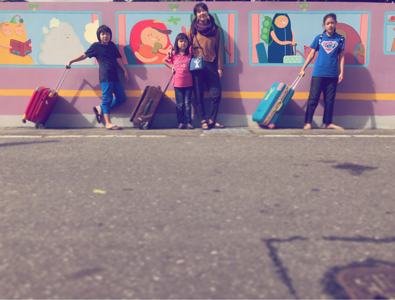 吳盈盈 - 牆面彩繪+立體物件配置