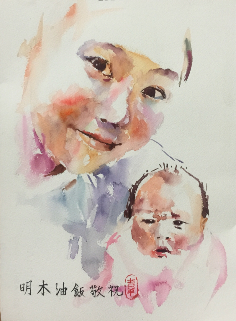 Bella - 委託水彩肖像