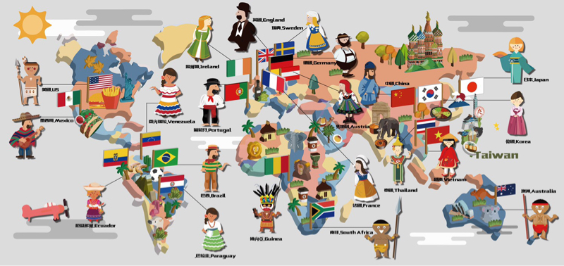 林懸鏡 - 設計接案（地圖插畫設計）