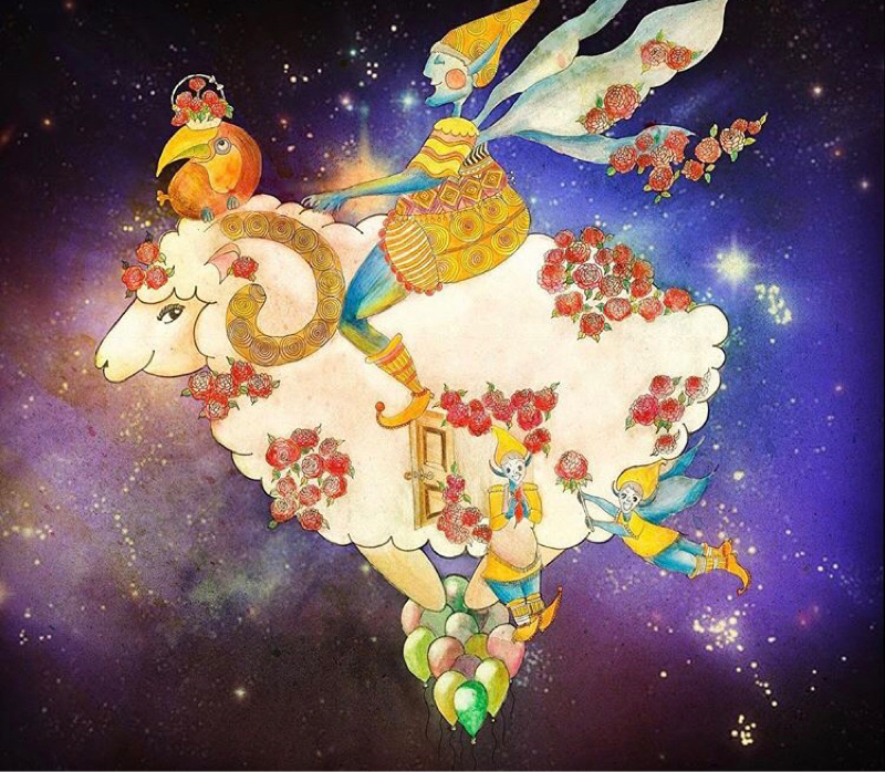 已練設計工作室 - 精油公司插畫設計作品