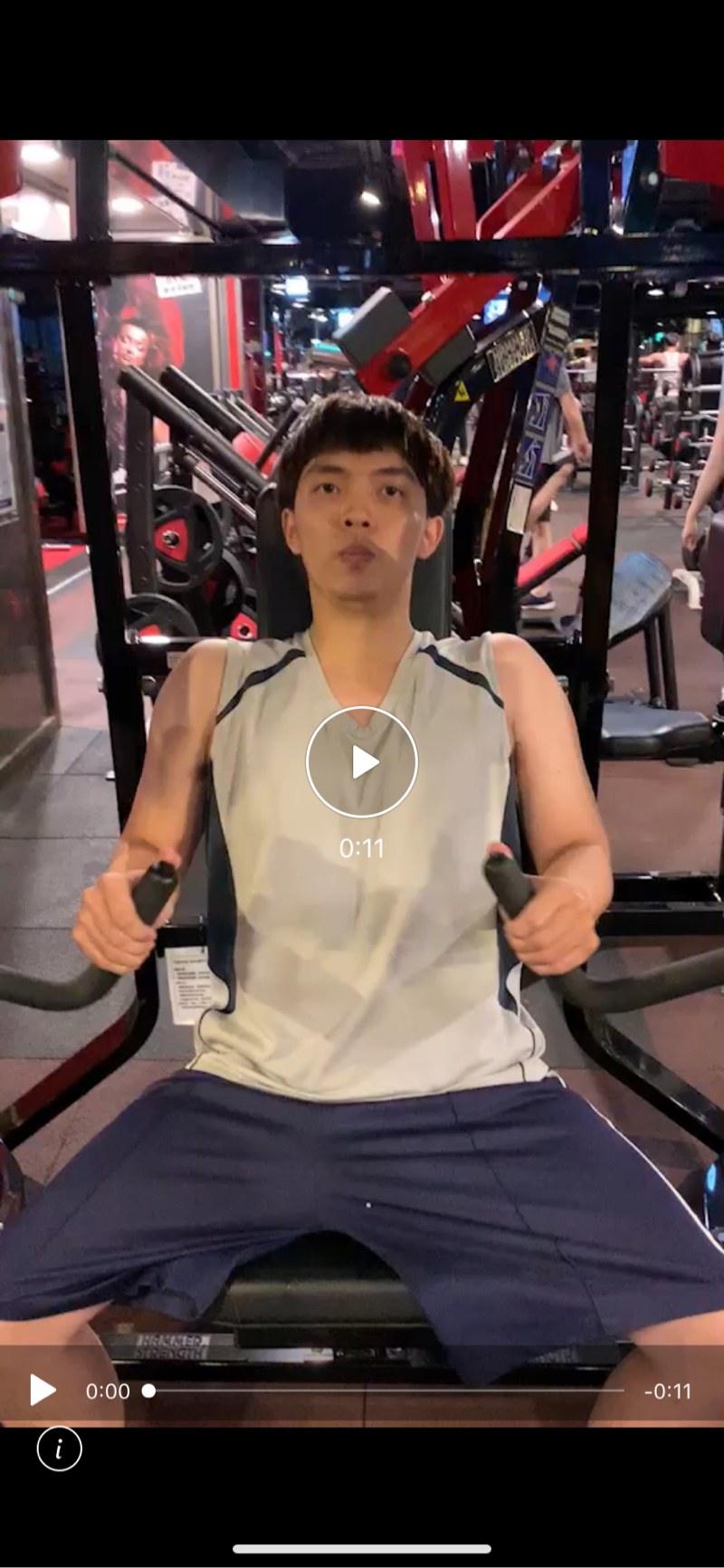 陳兄 - 胸肌訓練教學。