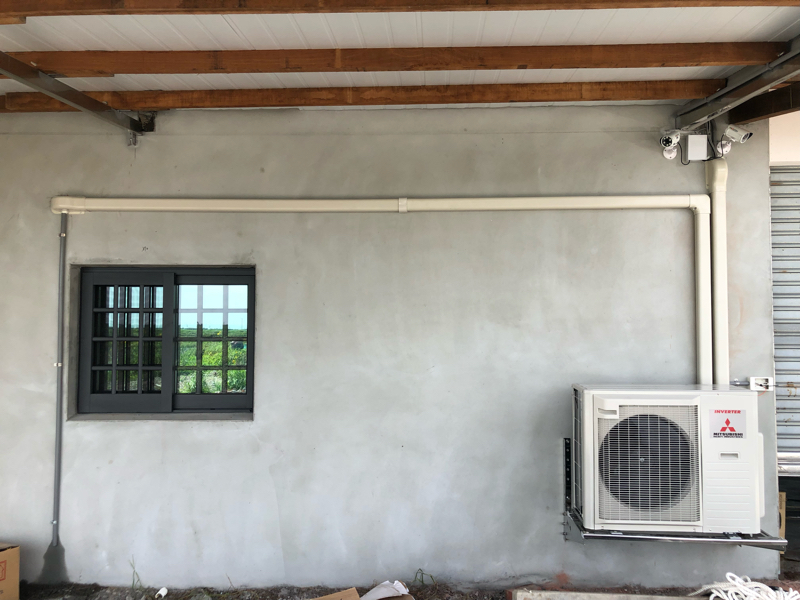 翰新冷氣空調 - 冷氣管路管槽配置
冷氣排水硬管配置