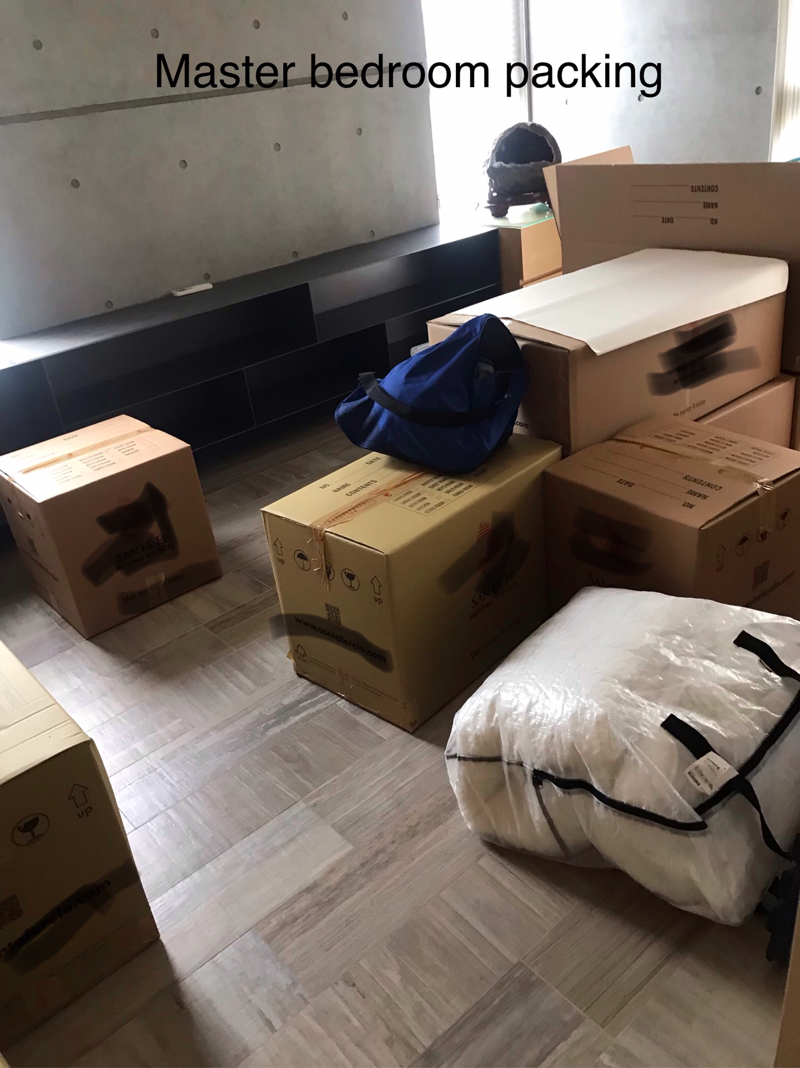 Evan&rsquo;s Move Studio  - 主臥包裝裝箱