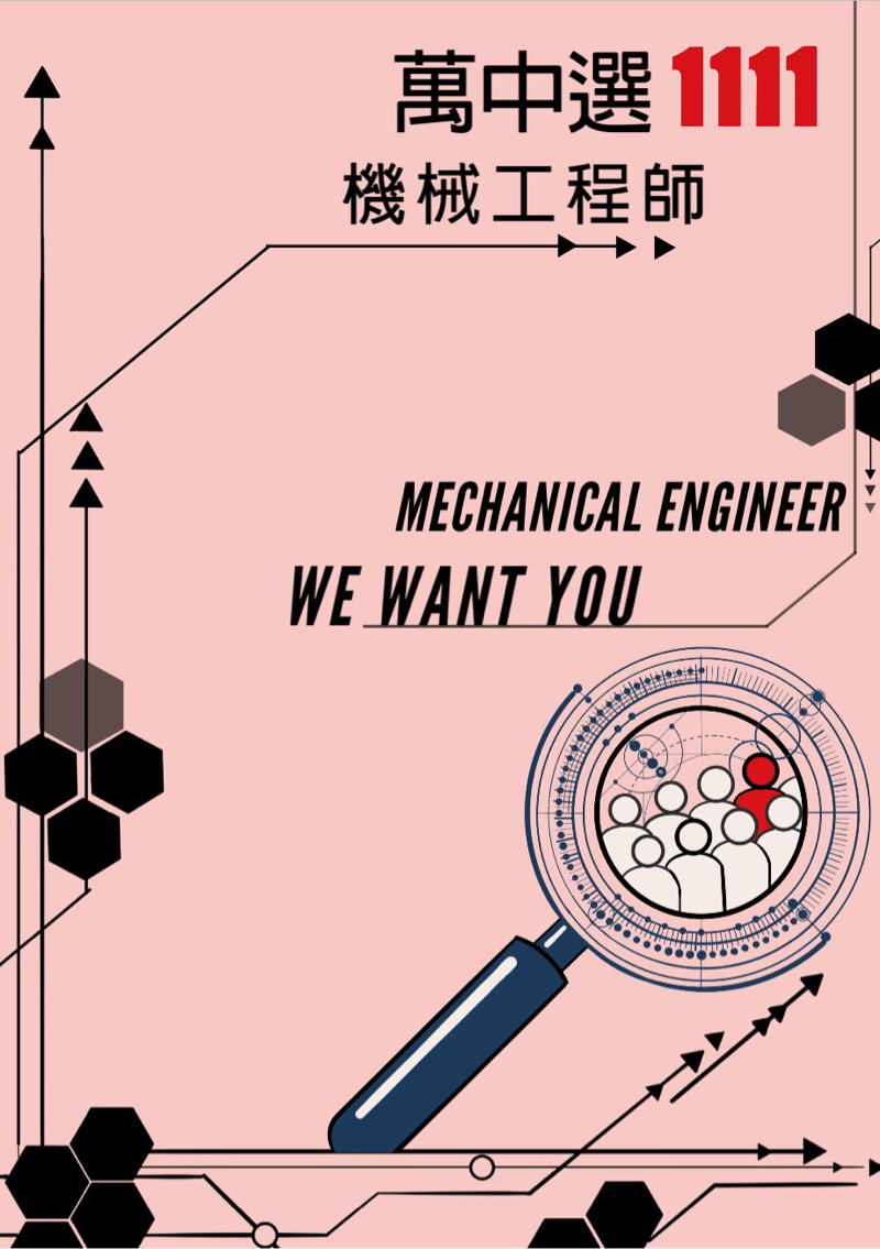 煒恩創意工作室 - 與1111人力銀行合作的海報設計