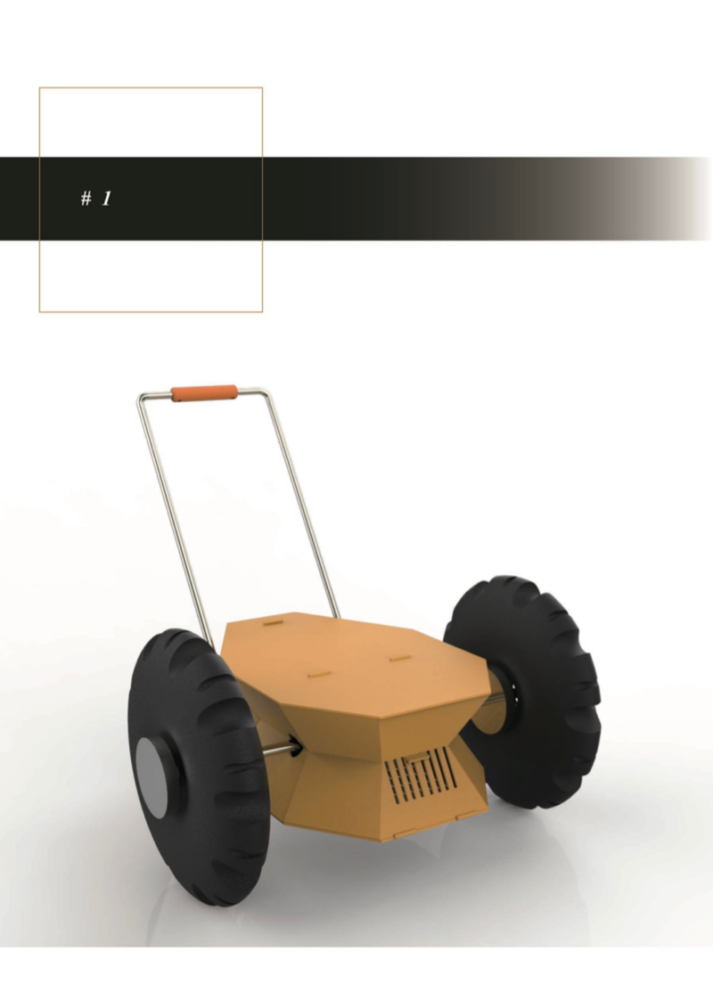 熏 - 3D建模
海灘環保推車