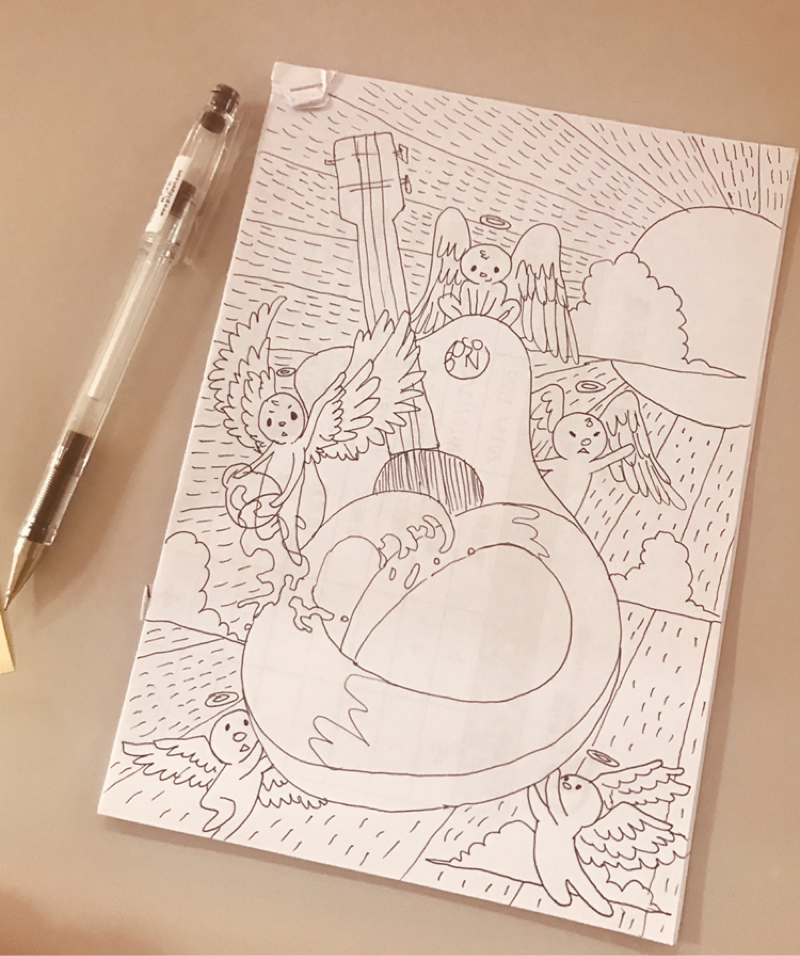 阿深的吠畫 - 隨手畫