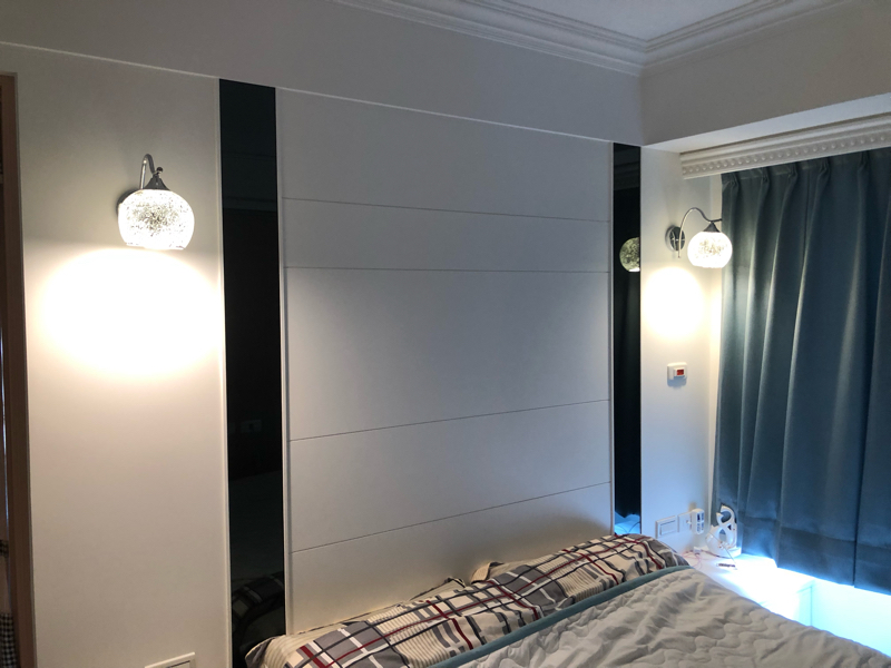 漢忠裝潢設計工程行 - 臥室床頭牆