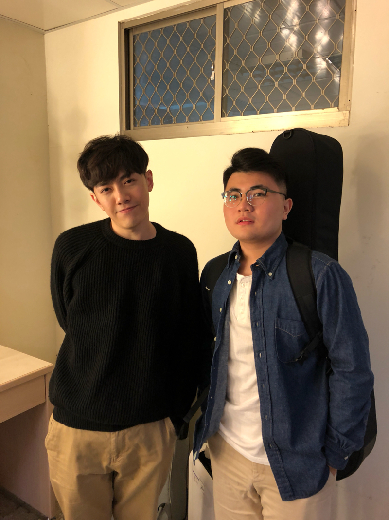 吉他家教-阿丹老師 - 2018於清華大學清韻獎吉他大賽 與 李友廷老師合影