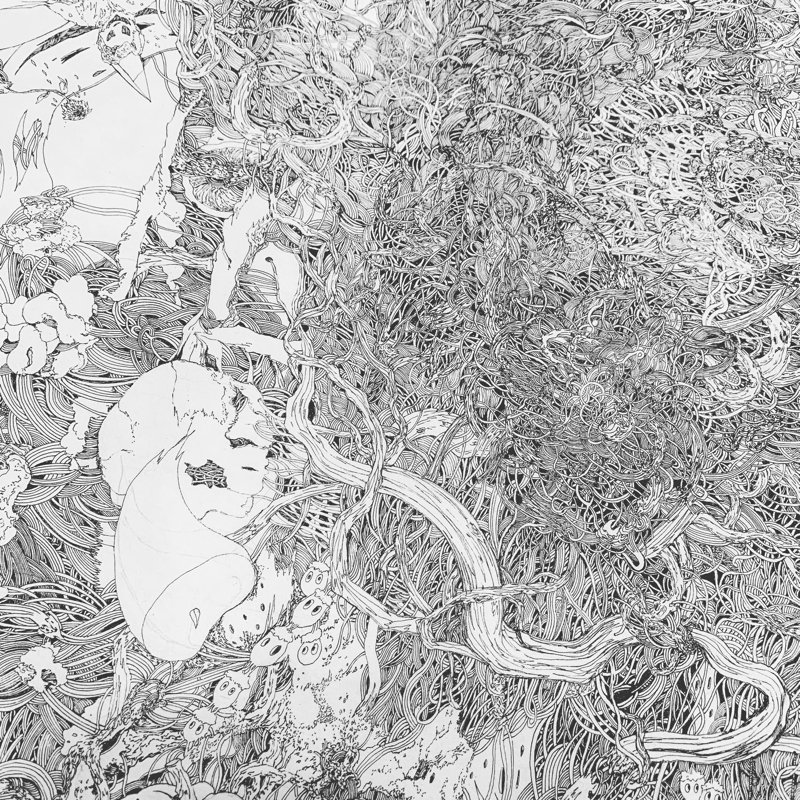 Nunu space - 帶針筆繪圖
榮獲2021高雄科大典藏獎