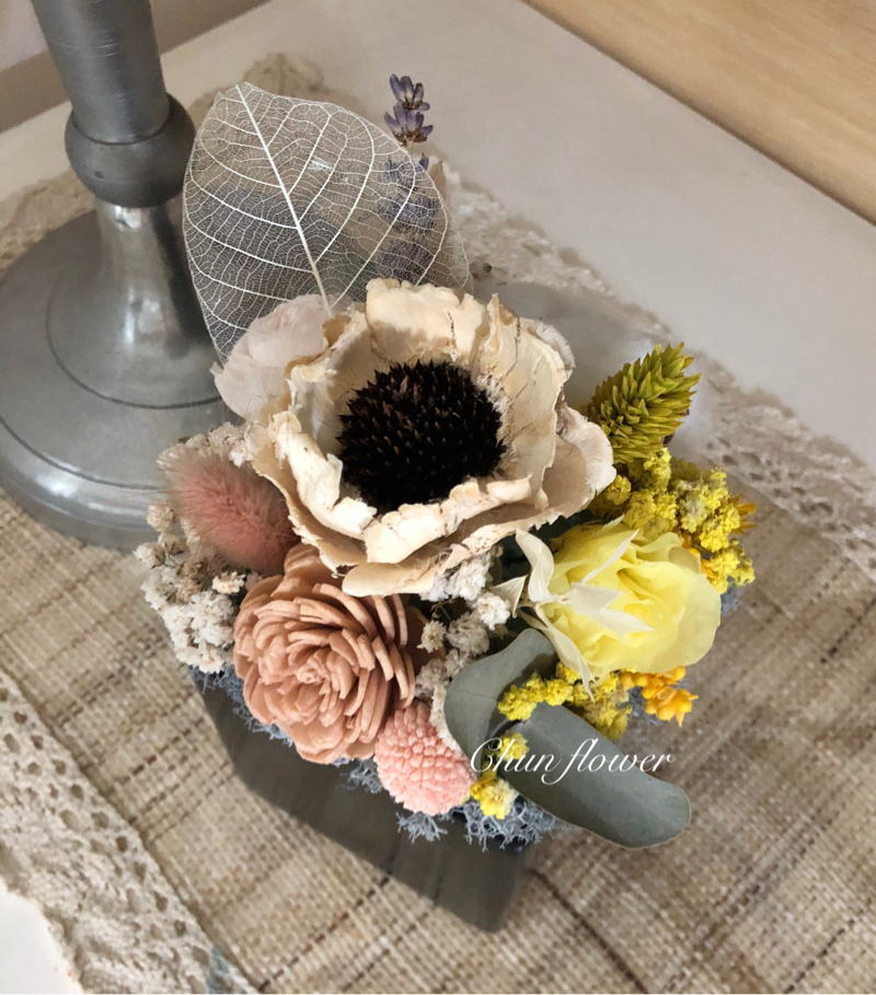 CHUN FIOWER - 永生花乾燥花盆訂製