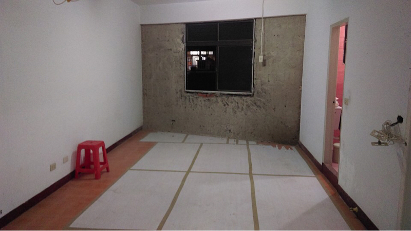 偉成室內裝修 - 內牆打見底做防水