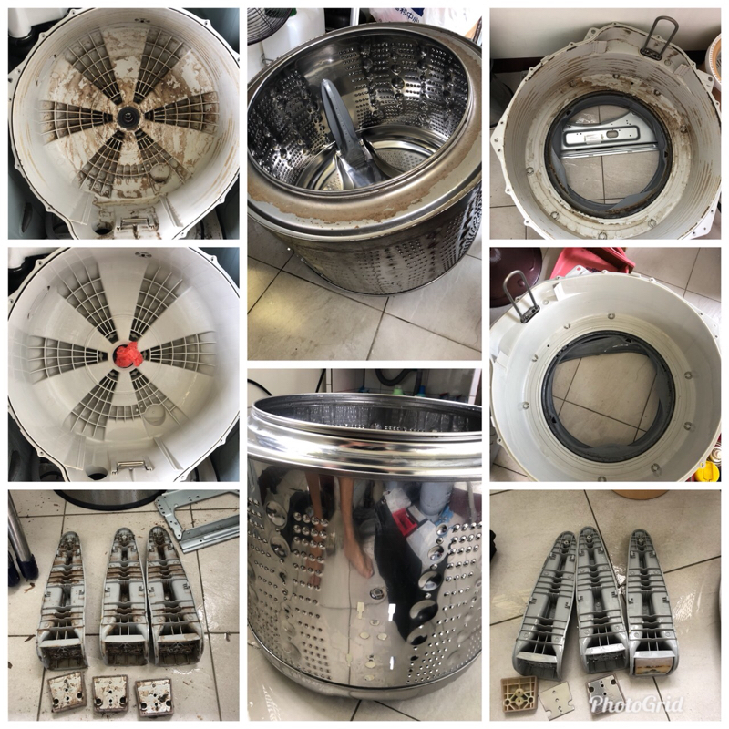 阿泓電器保養家 - 滾筒洗衣機洗前跟洗後差別