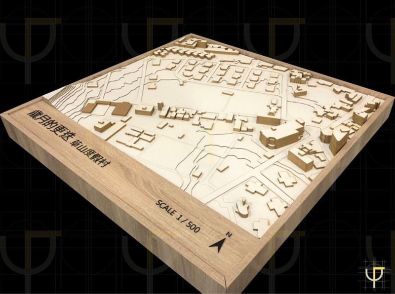 滯化設計 - 作品名稱 | 歲月的更迭
作品類型 | 基地模型
主要材料 | 牛奶紙板