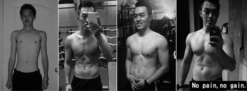 Vic 維格 - 我的before/after 50kg - 77kg。
只要有付出，一定有收穫！
讓我引導你達成目標吧！