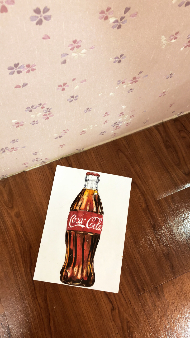 萱個人工作室 - 可樂玻璃麥克筆技法✨✨?