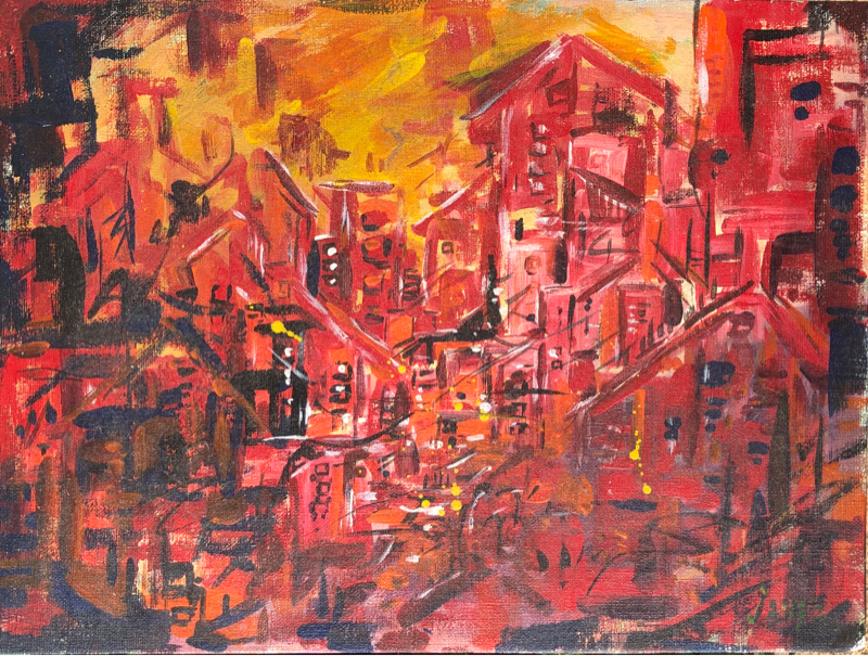 黃菀萱 - 壓克力畫