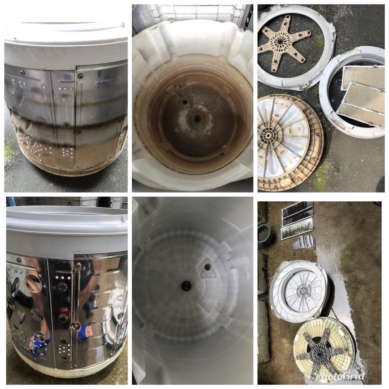 阿泓電器保養家 - 直立式洗衣機洗前跟洗後差別