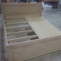 古風實木家具 - 雙人床