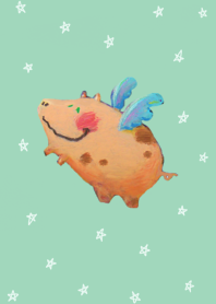 麗兒愛芊 - 一隻會飛的豬
關於夢想～一隻想要飛翔的豬。
https://store.line.me/themeshop/product/1816f354-6679-433c-bbce-532e9b32f069/zh-Hant