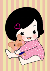 麗兒愛芊 - 寶貝Vivi
讓我們與可愛的寶貝Vivi一起玩吧。
https://store.line.me/themeshop/product/549c15b3-fdda-4d28-bc7d-a9df14b28405/zh-Hant